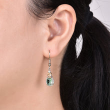 Carregar imagem no visualizador da galeria, Fine Jewelry S925 Sterling Silver Blue Sapphire Earrings
