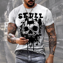 Carregar imagem no visualizador da galeria, Men&#39;s Digital Print Street Sports Short Sleeve T-Shirt
