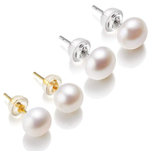 Natural Freshwater Pearl Earrings True 925 Stirlingsley