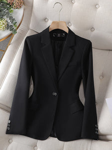Women's Casual Long Sleeve Suit Jacket